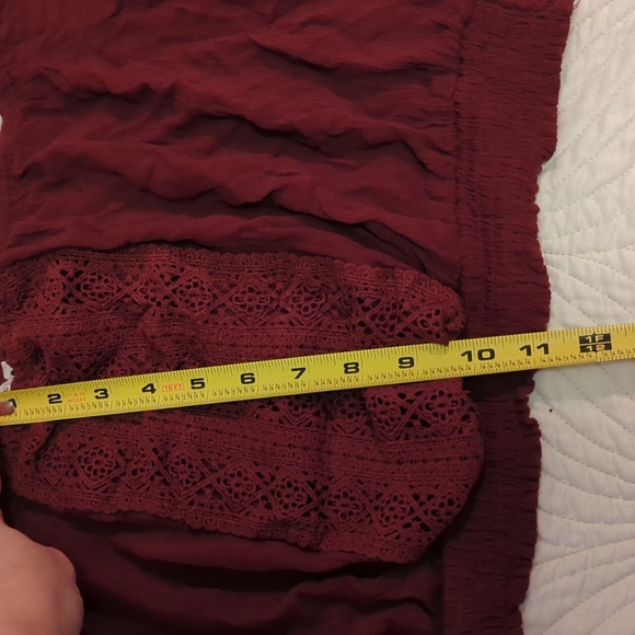 Cropped smock bottom shirt - Picture 3 of 4